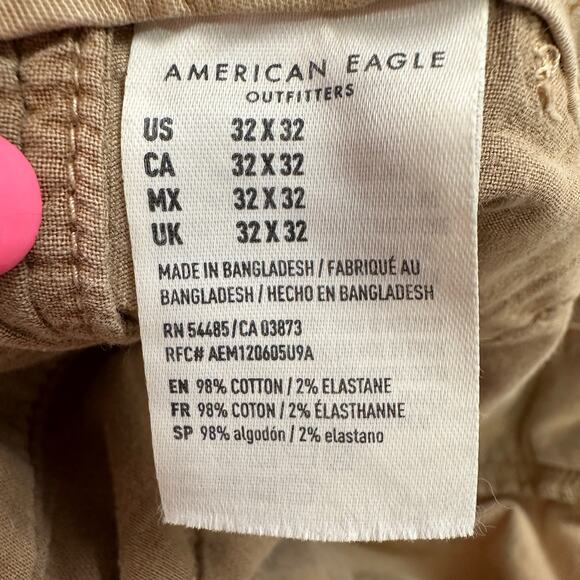 American eagle men's khaki pants slim straight size 32" x 32" - Picture 7 of 7